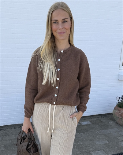 American Vintage - Vitow Cardigan - Chocolat Chine